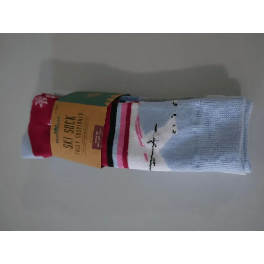 Northeast Outfitters 2-Pairs Youth Cozy Cabin SKI Socks Fully Cushioned 13K-4